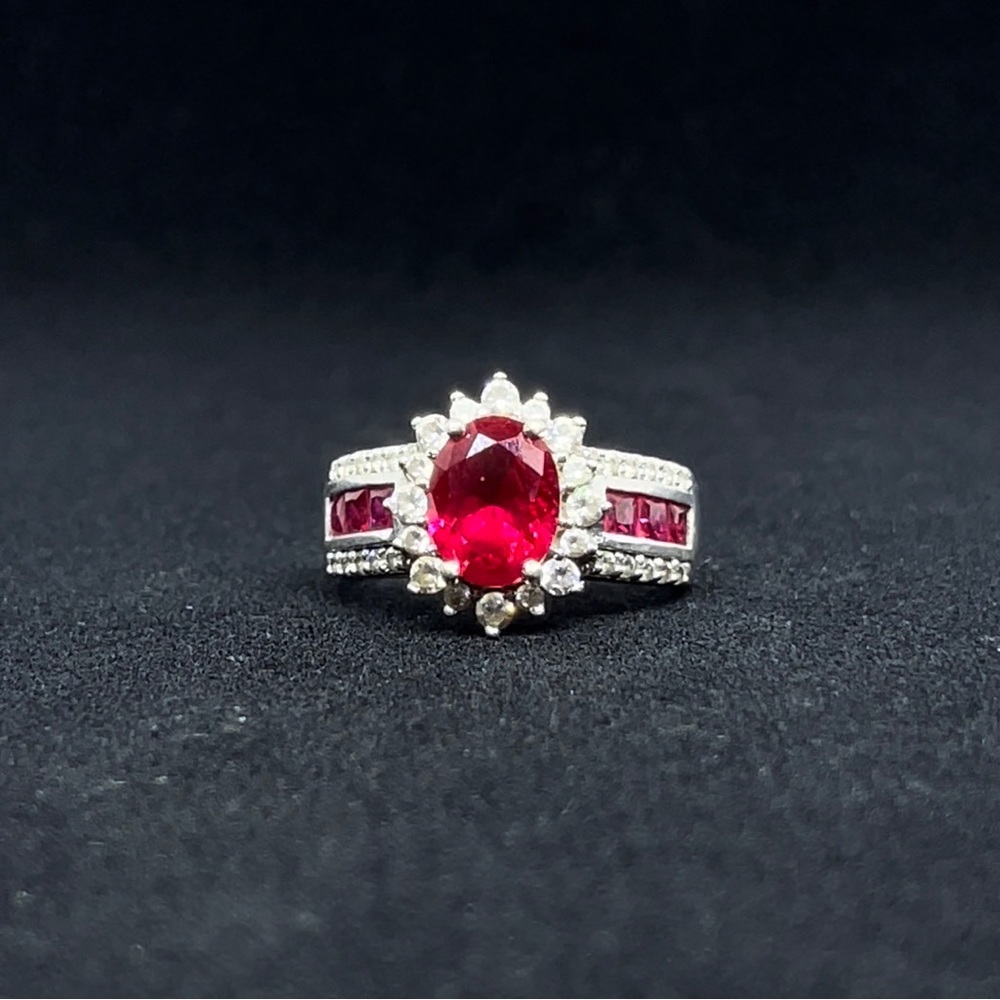 RUBY RING (SOLID SILVER)
